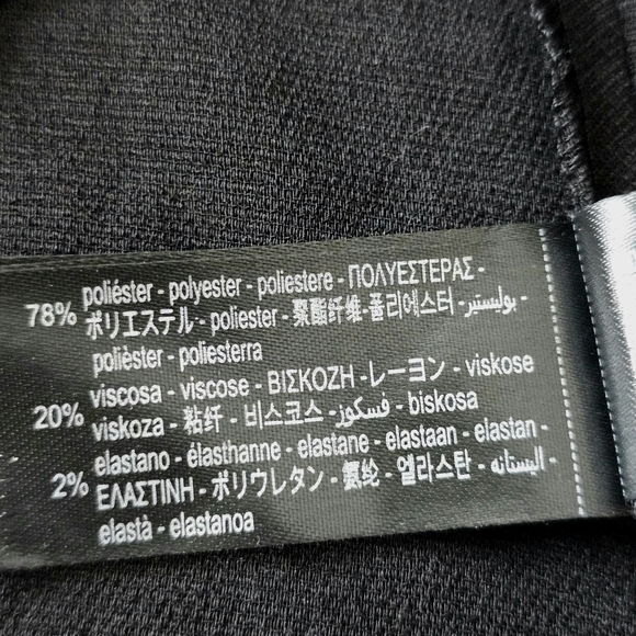 ZARA Black Halter Neck Open Back Maxi Dress S Long Bodycon Gown NWT - Picture 8 of 9